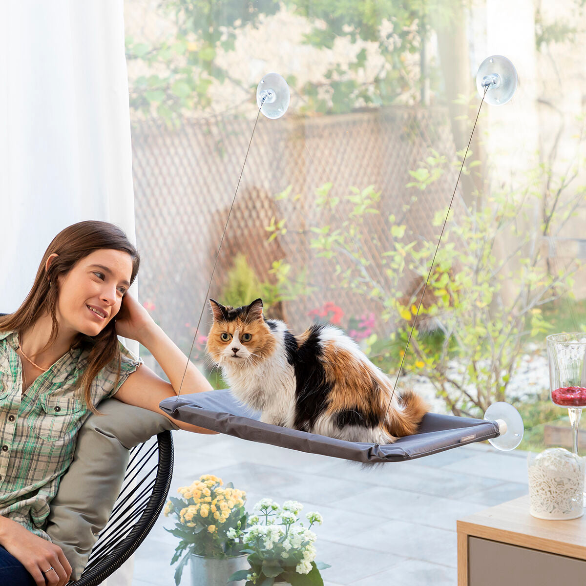 Cama Suspensa para Gatos